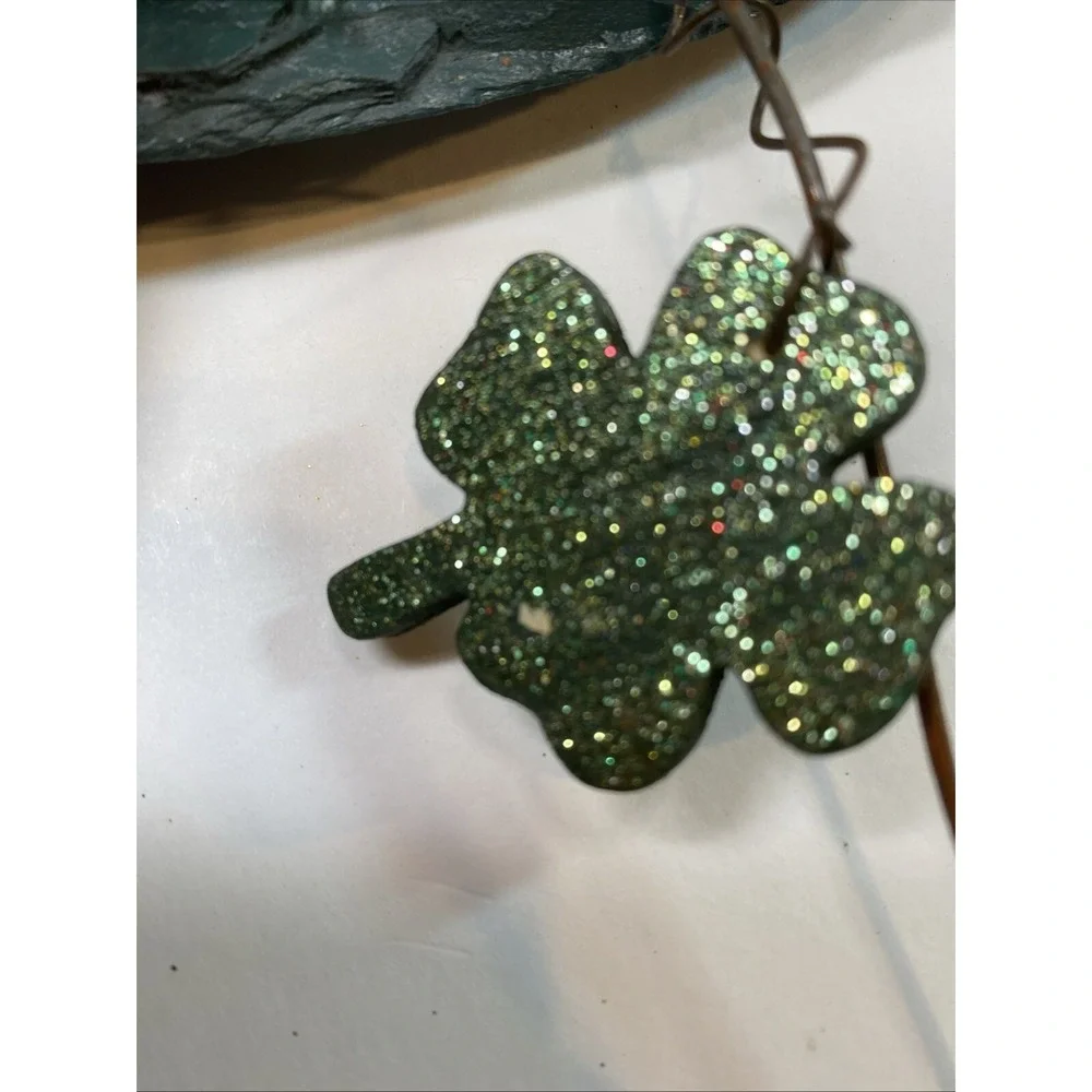 Irish Day Shamrock Wall Plaques/Door Sign ~ Set Of 2 ~‎ Defect